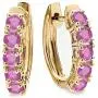 Dazzlingrock Collection 1.00 Carat (ctw) 18K Ladies Huggies Hoop Earrings 1 CT, Yellow Gold Dazzlingrock Collection 1.00 Carat (ctw) 18K Ladies Huggies Hoop Earrings 1 CT, Yellow Gold
