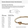 PANDORA Jewelry Moments Gold Clasp Charm Gold 14K Bracelet