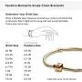 PANDORA Jewelry Moments Gold Clasp Charm Gold 14K Bracelet