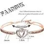 FAADBUK Christian Gifts Christian Bracelet Psalm 46:5 God is Within Her She Will Not Fall Jewelry Bracelet Religious Gift Jewelry for Women Girls FAADBUK Christian Gifts Christian Bracelet Psalm 46:5 God is Within Her She Will Not Fall Jewelry Bracelet Religious Gift Jewelry for Women Girls