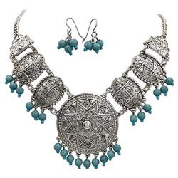 Gypsy Jewels Trendy Boutique Style Necklace & Earring Set