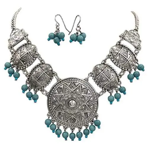 Gypsy Jewels Trendy Boutique Style Necklace & Earring Set
