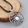 Jinleansu Slavic Kolovrat Pendant Wheel Amulet and Talisman Pagan Mens Womens Necklaces Jewelry Gift Jinleansu Slavic Kolovrat Pendant Wheel Amulet and Talisman Pagan Mens Womens Necklaces Jewelry Gift