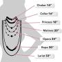 Shop LC Delivering Joy Locket Chain Pendant Necklace Women Jewelry for Gifts Stainless Steel Blue Goldstone Fashion Size 24''