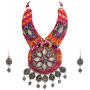 Zephyrr Afghani Turkish Tribal Long Pendant Necklace & Earrings Jewellery Sets for Women(JAN-2307)