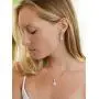 Mariell Rose Gold CZ Pear Shaped Necklace and Earrings Set - Wedding Jewelry for Brides & Bridesmaids