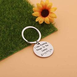 AKTAP Algebra Mathematics Gift Math Teacher Keychain I Like Pushing Things to The Limits Math Jewelry for Math Geek Mathematician Math Student Graduation Gift