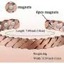 Jecanori Copper Bracelets for Men Women Magnetic Therapy Bracelet for Arthritis Pain Relief with Powerful Magnets 2PCS Adjustable Cuff Bangle Healthy Gifts Jecanori Copper Bracelets for Men Women Magnetic Therapy Bracelet for Arthritis Pain Relief with Powerful Magnets 2PCS Adjustable Cuff Bangle Healthy Gifts