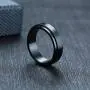 HIJONES Womens Mens Stainless Steel Spinner Ring Wedding Band Silver/Gold//Black/Rainbow HIJONES Womens Mens Stainless Steel Spinner Ring Wedding Band Silver/Gold//Black/Rainbow
