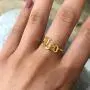 TOOPNK 16K Gold Plated Zodiac Rings for Women, Stainless Steel Zodiac Sign Ring, Adjustable 12 Constellation Ring, Dainty Birthday Gifts for Girls TOOPNK 16K Gold Plated Zodiac Rings for Women, Stainless Steel Zodiac Sign Ring, Adjustable 12 Constellation Ring, Dainty Birthday Gifts for Girls