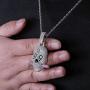 KMASAL Jewelry Hip Hop Iced Out Bling 999 skull Pendant 18K Gold Plated Chain Necklace for Men Women