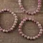 The Love Source Bracelet - Rhodochrosite Bracelet - Heart Chakra Bracelet - For Unconditional Love - Boosts Self-Confidence and Creativity - Love Bracelet - Stone Bracelet