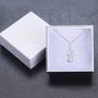 Waysles Music Note Necklace, Opal Pendant Necklace for Women S925 Sterling Silver Treble Clefs Necklace Jewelry Gifts for Music Lover