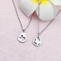 SEIRAA State Necklace Texas Pendant Set Necklace Long Distance Relationships Gift Country Map Charm Jewelry Friendship Gift