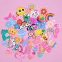 WINTING 50pcs PVC RESIN shoe charms mixed in different shapes Used to decorate shoes wristbands bracelets party gifts