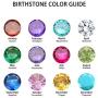 AILIN Personalized Mothers Rings with 7 Simulated Birthstones Rings for Mom Mothers Days Rings Family Name Rings for 7 Mothers Day Rings for Mom