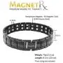 MagnetRX® Ultra Strength Magnetic Therapy Bracelet - Arthritis Pain Relief and Carpal Tunnel Magnetic Bracelets for Men - Adjustable Length with Sizing Tool (Black) MagnetRX® Ultra Strength Magnetic Therapy Bracelet - Arthritis Pain Relief and Carpal Tunnel Magnetic Bracelets for Men - Adjustable Length with Sizing Tool (Black)