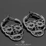 Soul Statement Womens Skull Dangle Earrings Gothic Halloween Drop Earring Set Soul Statement Womens Skull Dangle Earrings Gothic Halloween Drop Earring Set