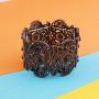 D EXCEED Womens Bohemian Lace Bracelet Vintage Filigree Cuff Bangle Bracelet Wide Stretch Rhinestone Bracelets for Ladies