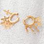 MYEARS Women Gold Huggie Hoop Earrings Tassel Dangle Drop 14K Gold Filled Small Boho Beach Simple Delicate Hypoallergenic Jewelry Gift