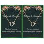 Mother Daughter Necklace Set for 2 Heart Love Necklace Mothers Day Jewelry For Her