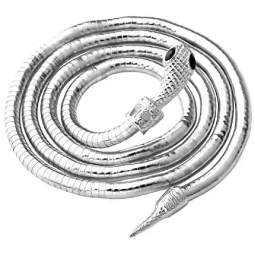 KUIYAI Flexible Bendable Snake Necklace Wrap Bangle Twistable Snake Jewelry KUIYAI Flexible Bendable Snake Necklace Wrap Bangle Twistable Snake Jewelry