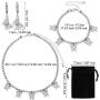 Butterfly Crystal Diamond Jewelry Set, Include Butterfly Choker Necklace, Butterfly Diamond Bracelet and Butterfly Earrings for Women