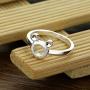 Dankadi Girl 925 Sterling Silver Ring New Mickey Shaped Rings Size 4-8# Solid Silver Material Feminine Jewelry Birthday Gift