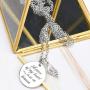 ecobuty Memorial Necklace A Piece of My Heart is in Heaven Necklace Sympathy Gift in Memory of Mom Dad Jewelry Baby Loss Memorial Gift