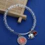 AKTAP Delta Sigma Theta Sorority Gifts Red Elephant Bracelet DST Inspired Greek Greece Sorority Gift