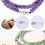 Necklace Spacer Clasp, Locking Magnetic Clasps,Jewelry Bracelet Connectors for Bracelet Necklace Jewelry Crafts,Lantern Shape Design (2 Pack)