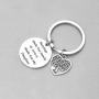De&ai Daughter in Laws Wedding Day Birthday, Marriage Made You My Family Love Made You My Daughter Keychain