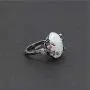 HSQYJ Vintage Plum Blossom Tree Ring Enamel Oval Natural Stone Wedding Engagement Anniversary Party Rings Simple Fashion Creative Jewelry for Women Girl Gift HSQYJ Vintage Plum Blossom Tree Ring Enamel Oval Natural Stone Wedding Engagement Anniversary Party Rings Simple Fashion Creative Jewelry for Women Girl Gift