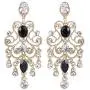 BriLove Womens Vintaged Style Wedding Bridal Crystal Drop Hollow Chandelier Filigree Dangle Earrings BriLove Womens Vintaged Style Wedding Bridal Crystal Drop Hollow Chandelier Filigree Dangle Earrings
