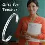 M MOOHAM Teacher Appreciation Gifts for Women Bracelet, Engrave Quote Teacher Bracelet Jewelry Teacher Appreciation Week End of Year Christmas Thank You Gifts, Retirement Gifts for Teacher M MOOHAM Teacher Appreciation Gifts for Women Bracelet, Engrave Quote Teacher Bracelet Jewelry Teacher Appreciation Week End of Year Christmas Thank You Gifts, Retirement Gifts for Teacher