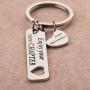 BAUNA Retirement Keychain Enjoy Your New Chapter Retirement Key Ring for Coworker Leaving Retired Gifts