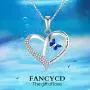 FANCYCD''Always My Mother Forever My Friend'' Love Heart Necklace, 18'', Special Jewelry for Women, Mother’s Day Gifts for Mom, Wife, Aunt, Grandma. FANCYCD''Always My Mother Forever My Friend'' Love Heart Necklace, 18'', Special Jewelry for Women, Mother’s Day Gifts for Mom, Wife, Aunt, Grandma.
