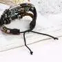 Disunie Bohemia Style Bracelets Multi-Layer Charms Retro Blue Eyes Turquoise Bracelet for Women