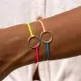 Pura Vida Gold or Silver Two-Tone Full Circle Bracelet - Waterproof, Adjustable Pura Vida Gold or Silver Two-Tone Full Circle Bracelet - Waterproof, Adjustable