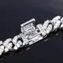 8MM/10MM/12MM/ 20MM Cuban Bracelet Iced Out 18K Gold/White Plated Hip Hop Full CZ Lab Diamond Miami Cuban Link Chain Bracelet for Men and Women Valentines Day Gift 8'' Cuban Bracelet 8MM/10MM/12MM/ 20MM Cuban Bracelet Iced Out 18K Gold/White Plated Hip Hop Full CZ Lab Diamond Miami Cuban Link Chain Bracelet for Men and Women Valentines Day Gift 8'' Cuban Bracelet