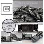 Skull Bracelet - BLACKSTATIC Collection - Premium Mens Vintage Punk Stainless Steel Biker Skull Bracelet.