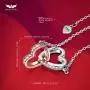 ANGEL NINA Necklaces for Women Valentines Day Gifts ღLove At First Sightღ Double Heart 925 Sterling Silver Rose Gold Plated Necklace with 5A Cubic Zirconia with Jewelry Box ANGEL NINA Necklaces for Women Valentines Day Gifts ღLove At First Sightღ Double Heart 925 Sterling Silver Rose Gold Plated Necklace with 5A Cubic Zirconia with Jewelry Box