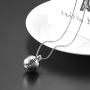 Stainless Steel 20mm Baseball Memorial Urn Jewelry Pendant Hold Cremation keepsake necklace for ashes
