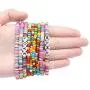 Heishi Bracelets for Women Colorful Vinyl Disc Bead Stretch Bracelets Stackable Beach Surf Letter Strand Bracelets for Girls Birthday Party Gifts Heishi Bracelets for Women Colorful Vinyl Disc Bead Stretch Bracelets Stackable Beach Surf Letter Strand Bracelets for Girls Birthday Party Gifts