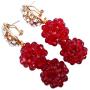 laanc 10 Rows Fashion Costume African Beads Jewelry Set Nigerian Wedding Bridal Jewelry Sets for Women