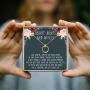 Dear Ava Aunt-Niece Necklace: Aunt-Niece Gift, Aunt-Niece Jewelry, Aunt-Niece Quotes, Aunt Necklace, 2 Linked Circles (Gold-Plated-Brass, NA)