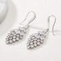 SWEETV Crystal Wedding Bridal Earrings for Brides Bridesmaid, Rhinestone Chandelier Drop Dangle Earrings for Women, Prom Bridal Wedding Jewelry