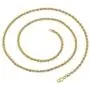 Dazzlingrock Collection 14K Hollow Rope Diamond Cut chain 5.5 mm (28 inch), Yellow Gold