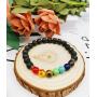 WAINIS 2-14 Pcs Men Women 8mm Lava Rock 7 Chakra Aromatherapy Essential Oil Diffuser Bracelet Elastic Natural Stone Yoga Beads Bracelet