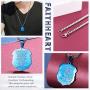 FaithHeart Saint Michael Necklace, Personalized Custom Archangel Protection Pendant for Men/Women, Stainless Steel/Gold Plated St. Michael The Archangel Medal Jewelry